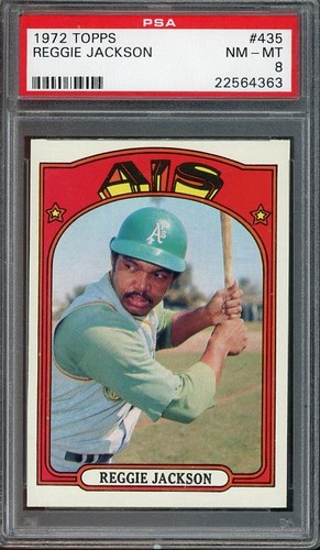 Reggie Jackson #435 1972 Topps card