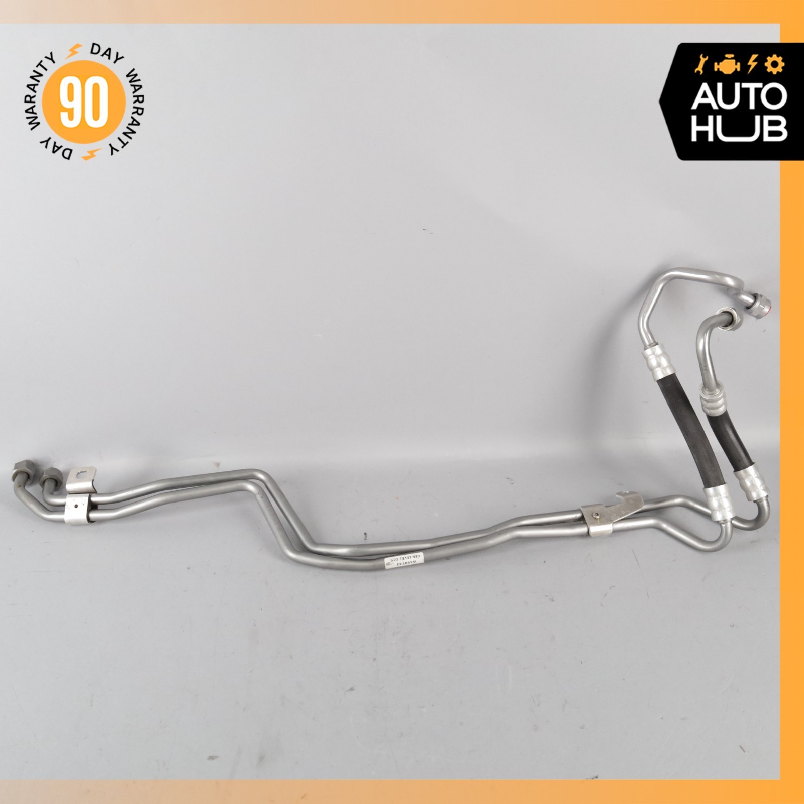 13-14 Bentley Continental GTC GT Front Differential Oil Cooler Line OEM 49k