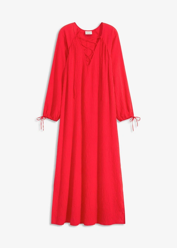 Kaftankleid mit V-Ausschnitt Gr. 50 Erdbeere Sommer-Kleid Maxikleid Neu* - Bild 1 von 1