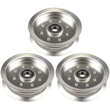 8TEN Flat Idler Pulley for John Deere G110 D170 LA150 GY20629 GY22082 3 Pack