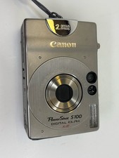 Vintage Canon Power Shot S100 Digital Elph Ai AF Camera 2.1 Mega Pixels