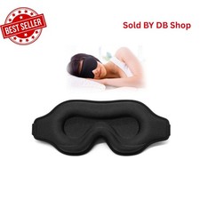 3D Travel Silk Eye Mask Sleeping Soft Padded Shade Cover Rest Relax Blindfold