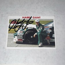 Harry Gant NASCAR LEGEND HOF SKOAL BANDIT 33 autographed RACING CHAMPIONS card