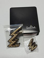 M26-4-1 ROSENTHAL Studio-Line 2x Broschen 4 und 6,5 cm Vintage Design incl. Etui