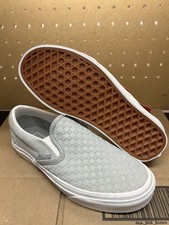 Vans Classic Gray Checker Board Slip-On Shoes US Size 5 Womens / 3.5 Men - NEW