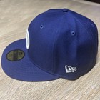 New Era Hidden NY 59FIFTY Fitted Hat Blue White Logo Manhattan 7 1/4 Brand New! — photo 5