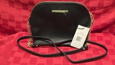 Steve Madden BMarilyn / Vital-style Black Crossbody Bag with Gold Chain   New