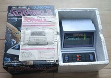 TOMY Scramble LSI Electronic Handheld Game 1982 Konami Vintage Retro Box Used
