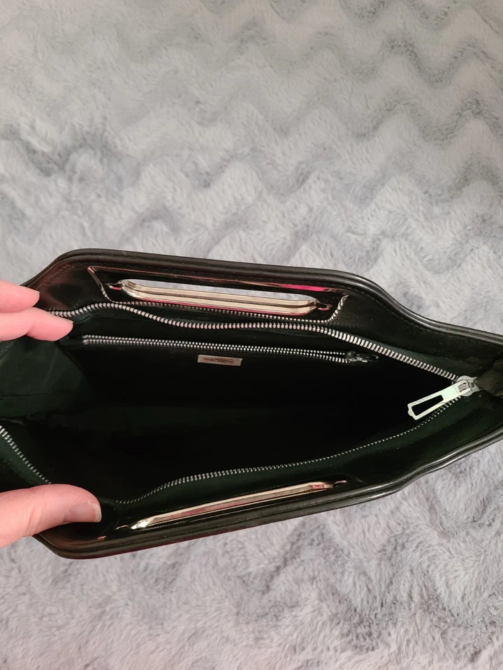 Bolso sin asas recortado tapiz de lana galés años 60 hecho en Gales vintage años 60 Foto 2 de 4