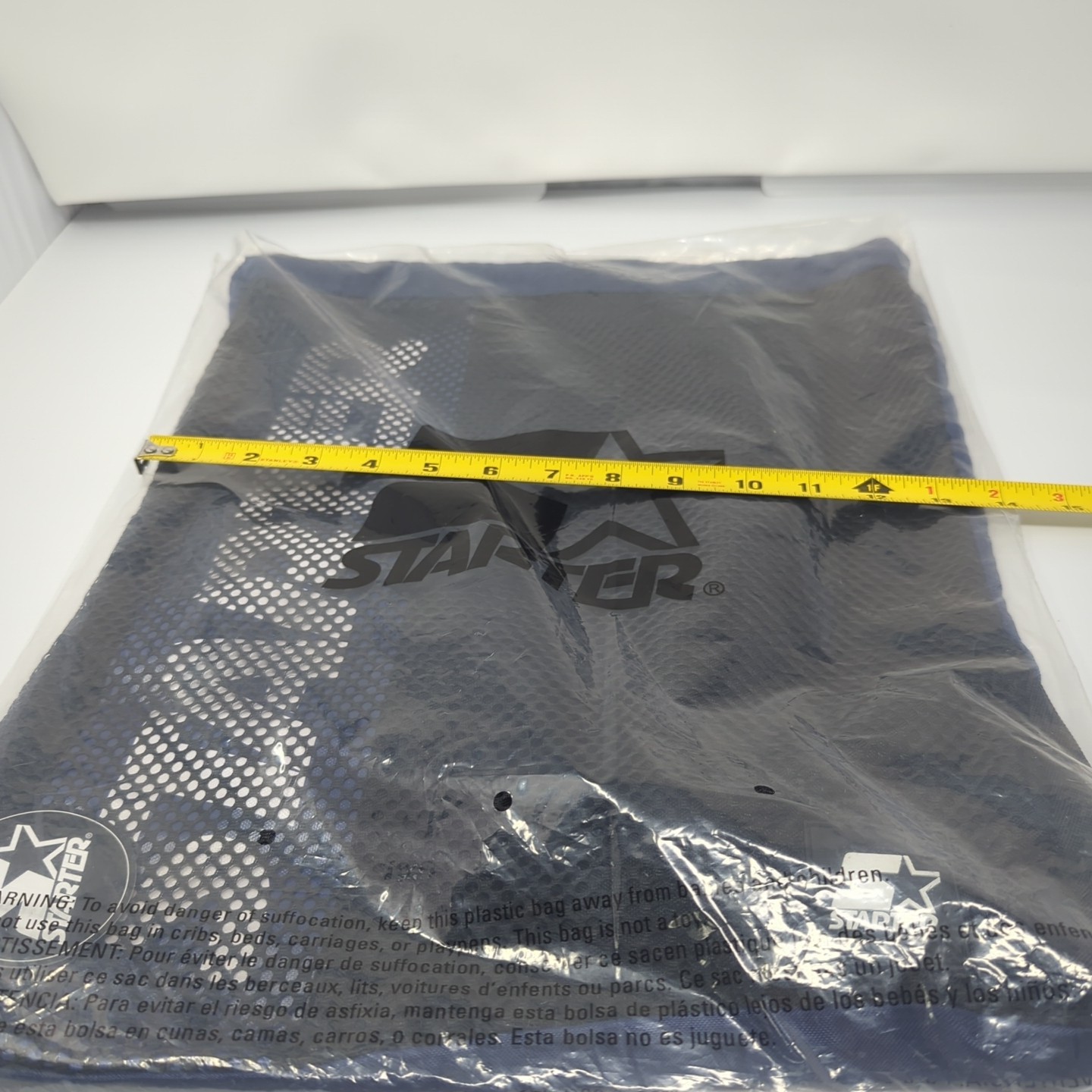 Starter Vintage Drawstring Backpack Blue One Size… - image 4