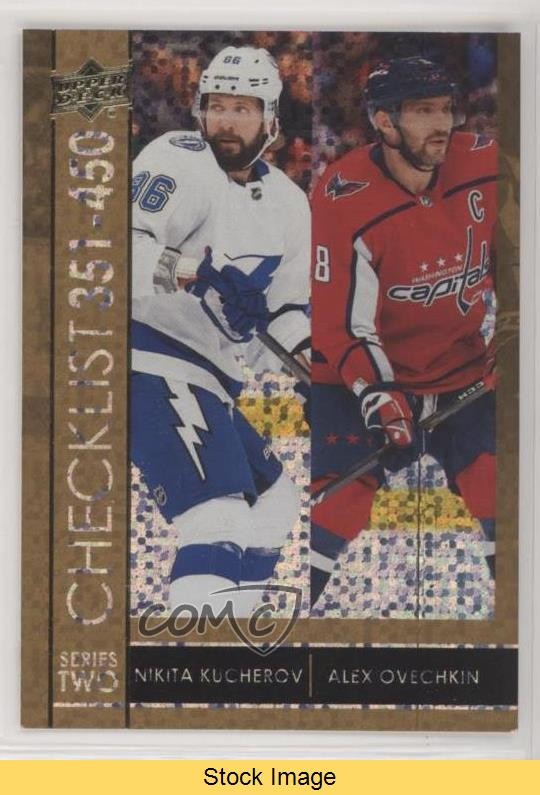 2021 Series 2 Speckled Rainbow Foil Alex Ovechkin Nikita Kucherov #450 READ 0r0m