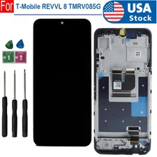 USA 6.6" LCD Display Touch Screen Digitizer+Frame For T-Mobile REVVL 8 TMRV085G