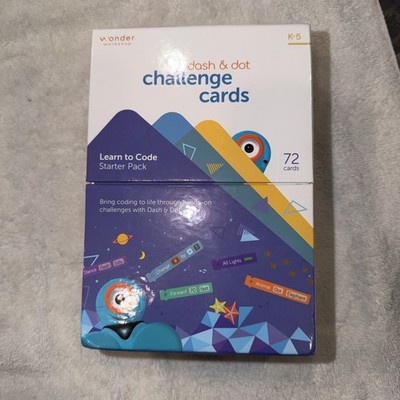 Wonder Workshop learn to code Challenge Cards for dash & dot