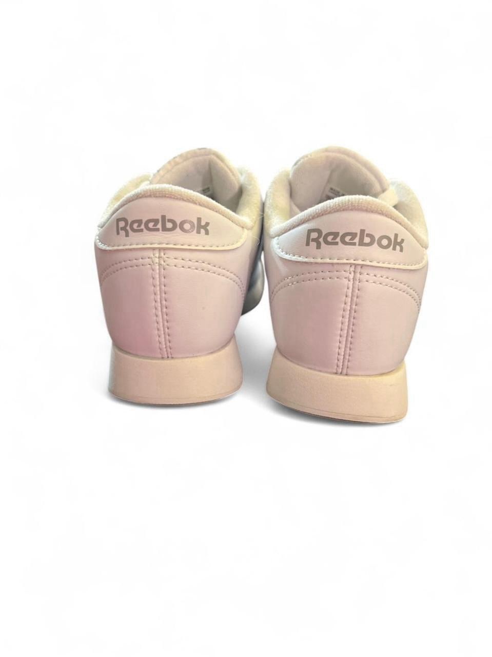 Reebok Classic Women's White Leather Low Top Sneakers Lace Up Breathable thumbnail 4