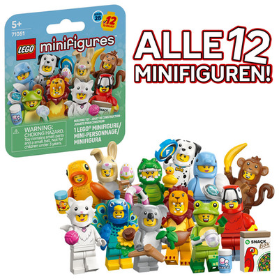 LEGO  71051 Minifiguren Serie 28 - 12er Set - SET MIT ALLEN 12 FIGUREN -