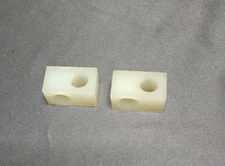 1714782 Bolens caster, Troy Bilt Snow Blower chute pivot block 171-4782 ~ 2 OEM