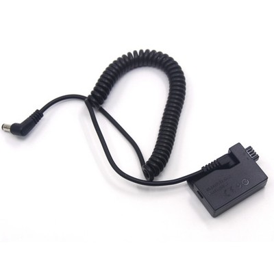 DR-E5 LP-E5 Dummy Battery DC Cable For Canon Eos Rebel Xsi Xs 450d 500d 1000d