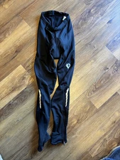 Pearl Izumi  Black Cycling Pants Elite Thermal Tights Leggings Padded