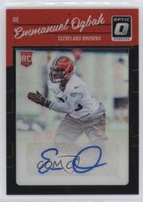2016 Donruss Optic Black Signatures 24/25 Emmanuel Ogbah #115 Auto 1by8
