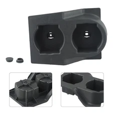Cup Holder 1pc Black Front Console Holder Insert Interior Professional