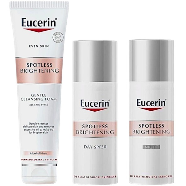 Eucerin Kit Iluminador Impecable - Tratamiento Manchas Oscuras, Tono de Piel Uniforme SPF30