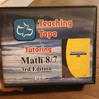 Saxon Math 8/7 DVD Complete Set 3rd Edition Teaching Tape  Tutoring homeschool