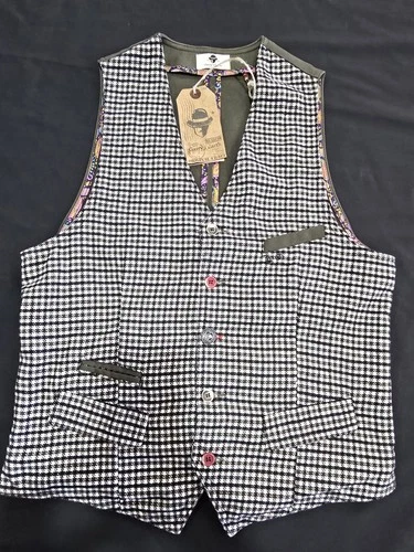 Garry's Earth Vest Handcrafted Made In Italy Size M Cod.31 image 2