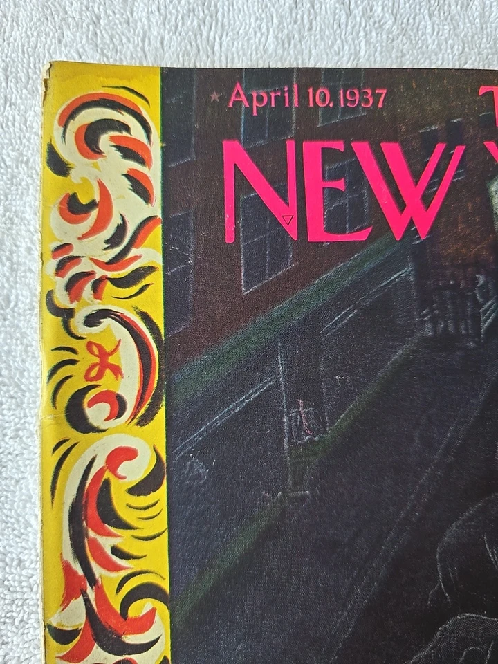 The New Yorker Magazine - April 10, 1937 Issue CIRCUS Train Elephants Very Good - Image 2 of 4