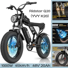 YVY K20 (Ridstar Q20)  20''Fat Tire 1000W E-Mountainbike  48V  20AH EBike 45KM/H