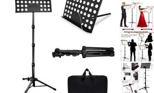 70IN Sheet Music Stand, Tall Music Stand for Sheet Music High 33-70IN-A