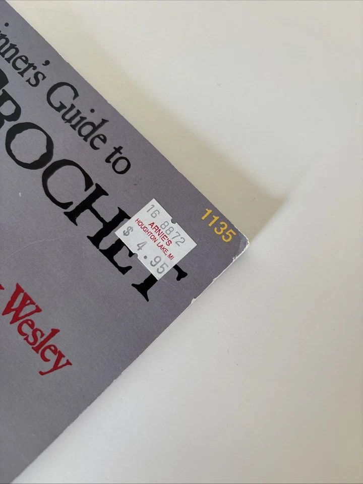 Beginner’s Guide to Rag Crochet Kathy Wesley ASN 1135 1992 Vintage Pattern Book - Image 3 of 4