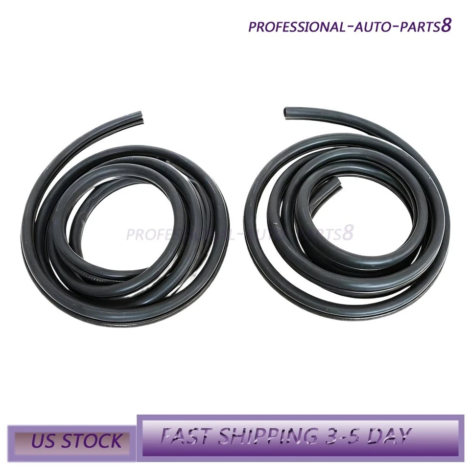Extended Cab Door Seal SET Weatherstrip Fit 2000-07 GMC Sierra 1500 2500 3500 US - Image 3 of 4