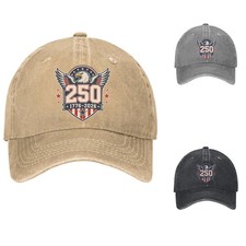 250 Years 1776-2026 250th Anniversary Patriotic Eagle USA Baseball Cap Hat