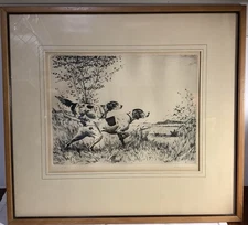 MT1020 Vintage Brown & Bigelow Lithograph “Steady” By F. McCaleb