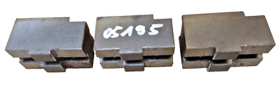 Weiche Aufsatzbacken 40x70x40 mm 3 Backen Futter Drehfutter bearbeitet 3 St