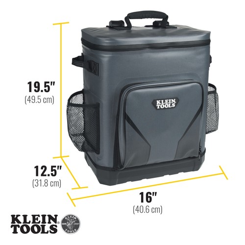 Klein Tools 62810BPCLR Backpack Cooler, Insulated, 30 Can Capacity - Picture 2 of 8