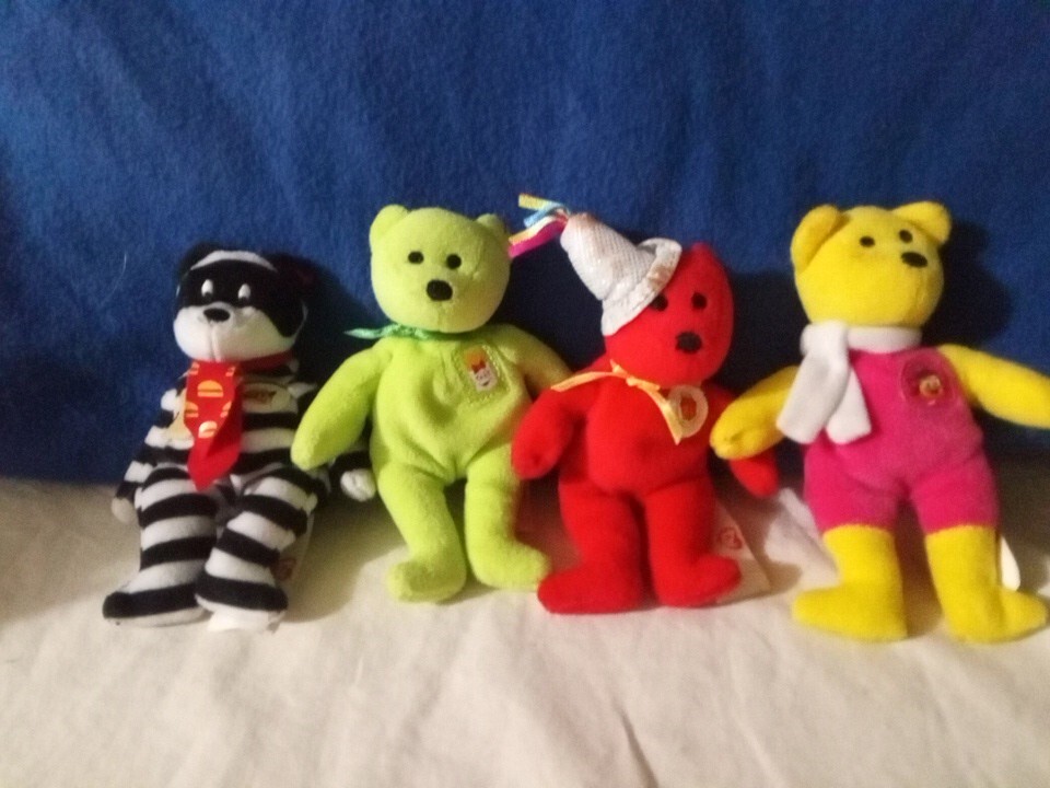 【レア】マクドナルド　teenie BEANIE BABIES Mcdonald's Teenie Beanie Babies: 1990s TY Minis Plush Toys