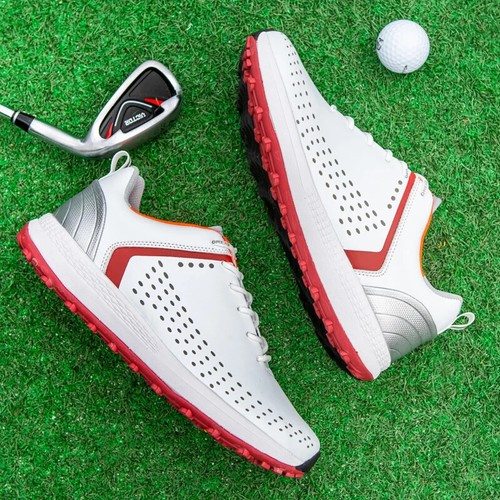 Herren Golf Bequem Walking Turnschuhe Golfer Leicht Walking Flach Schuhe - Bild 20 von 29