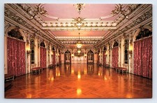 Postcard Henry Morrison Flagler Museum Louis XV Ballroom Palm Beach Florida