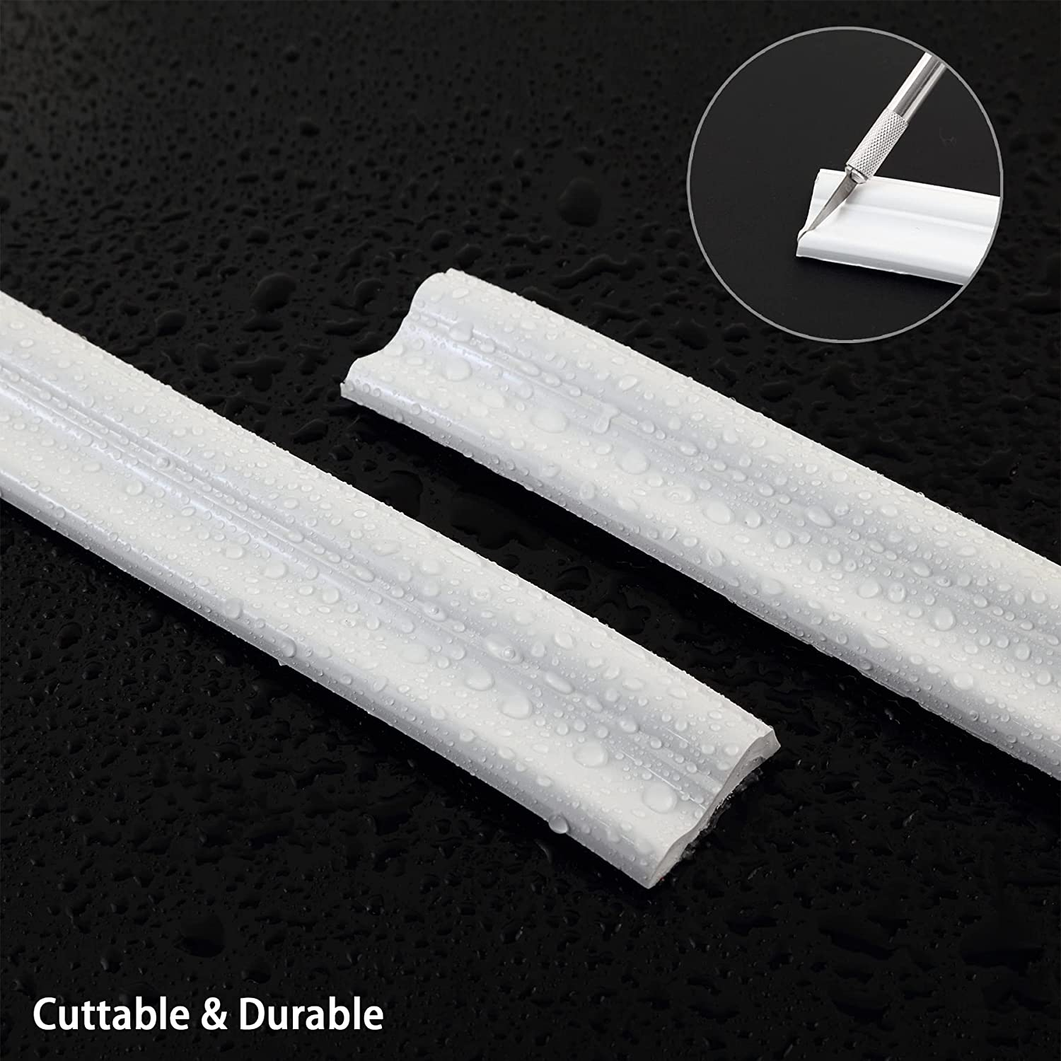 Peel and Stick Chair Rail Molding Panel, SelfAdhesive Wall Trim for