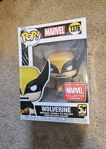 Funko Pop! Wolverine 50 Years #1376 Marvel Collector Corps Exclusive Brand New