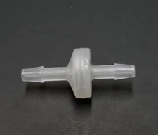 (2) Two 3/8" Polypropylene Standard Check Valve with Viton™ Diaphragm