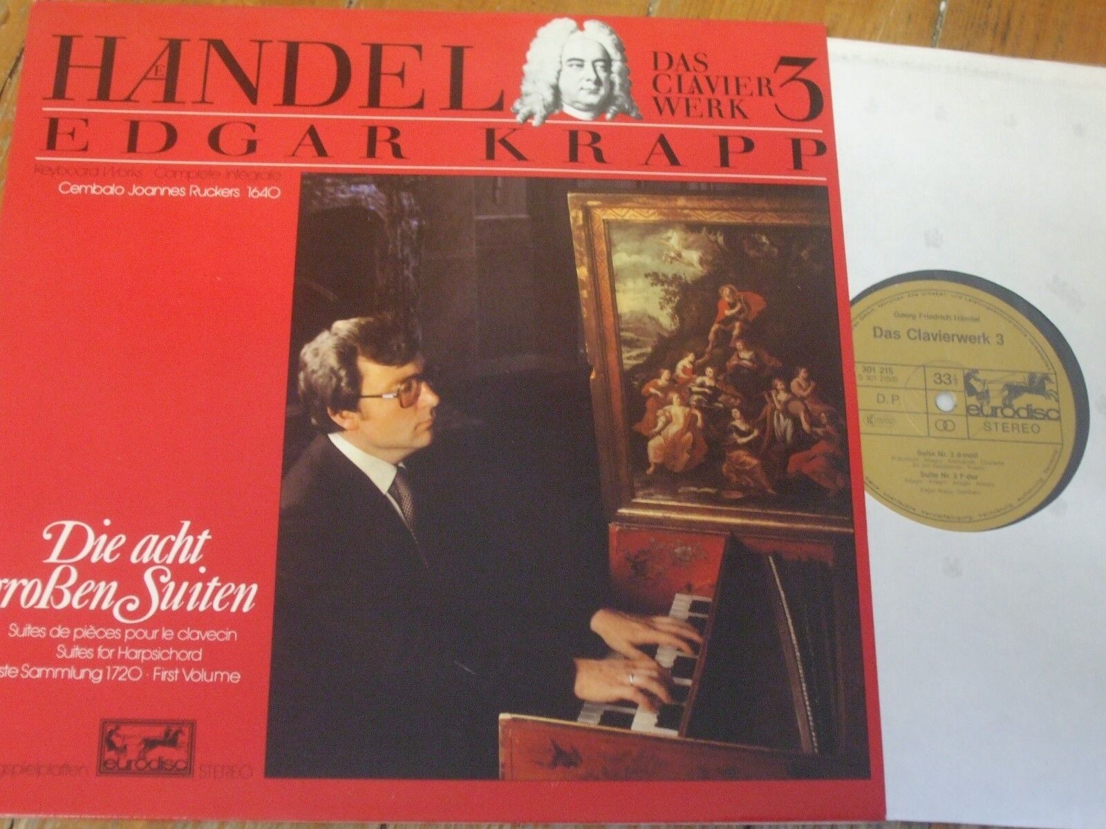 Krapp　301　217-420　Edgar　Works　Handel　Harpsichord　Vol.　LP　set　eBay