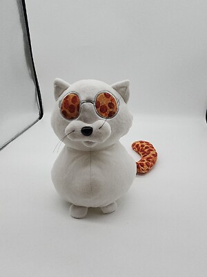 Fun Express Plush Cat Pizza Glasses And Tail Smoke Free Home EUC