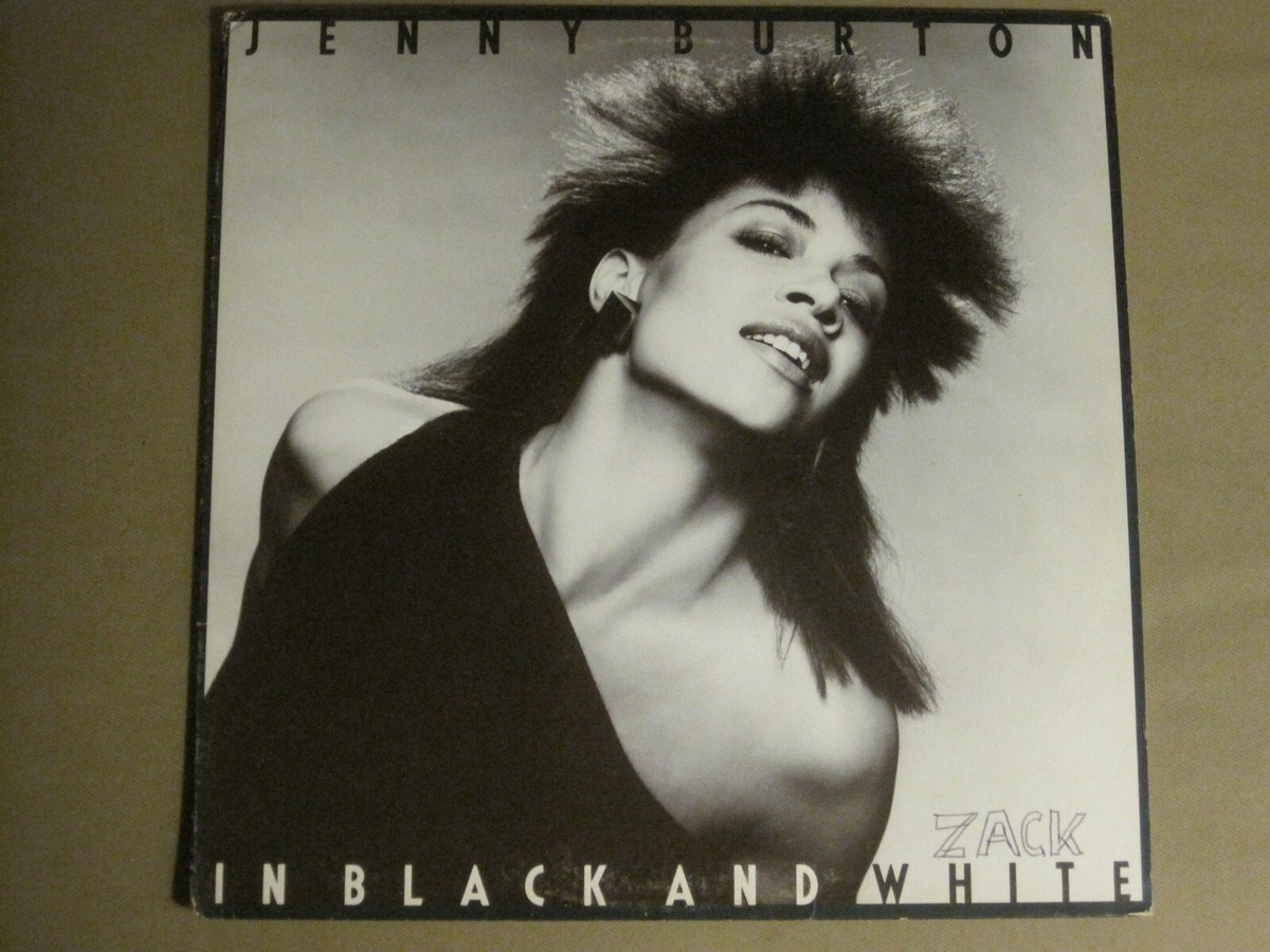 JENNY BURTON IN BLACK AND WHITE LP ORIG '83 ATLANTIC SYNTH POP