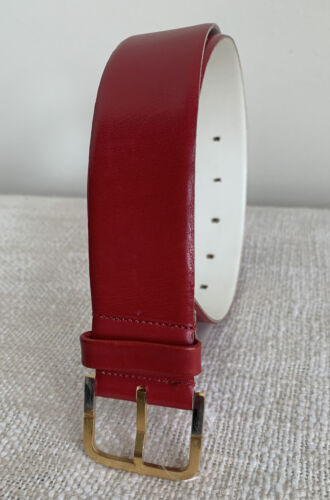 AMBOISE France Red Genuine Calf Leather Womens Bel