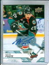  2018-19 Upper Deck CHL Autographs #10 Nolan Foote AUTO