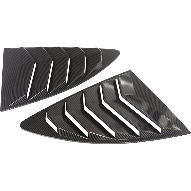 NEW Carbon Fiber Window Side Louver Cover For Toyota 86 Scion FR-S Subaru BRZ Foto 3 de 4