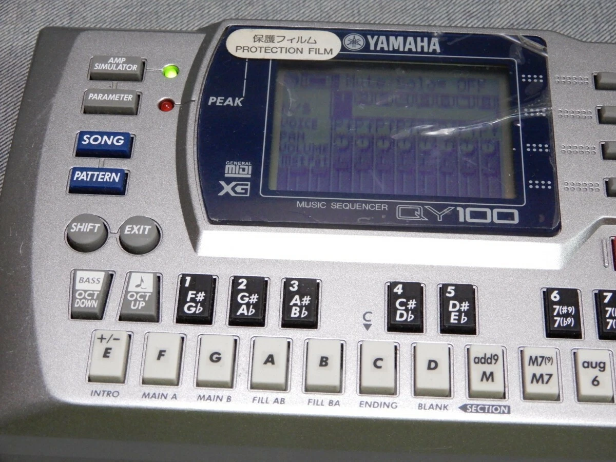 USED YAMAHA QY100 QY 100 Sampler Sequencer Sound Module | eBay