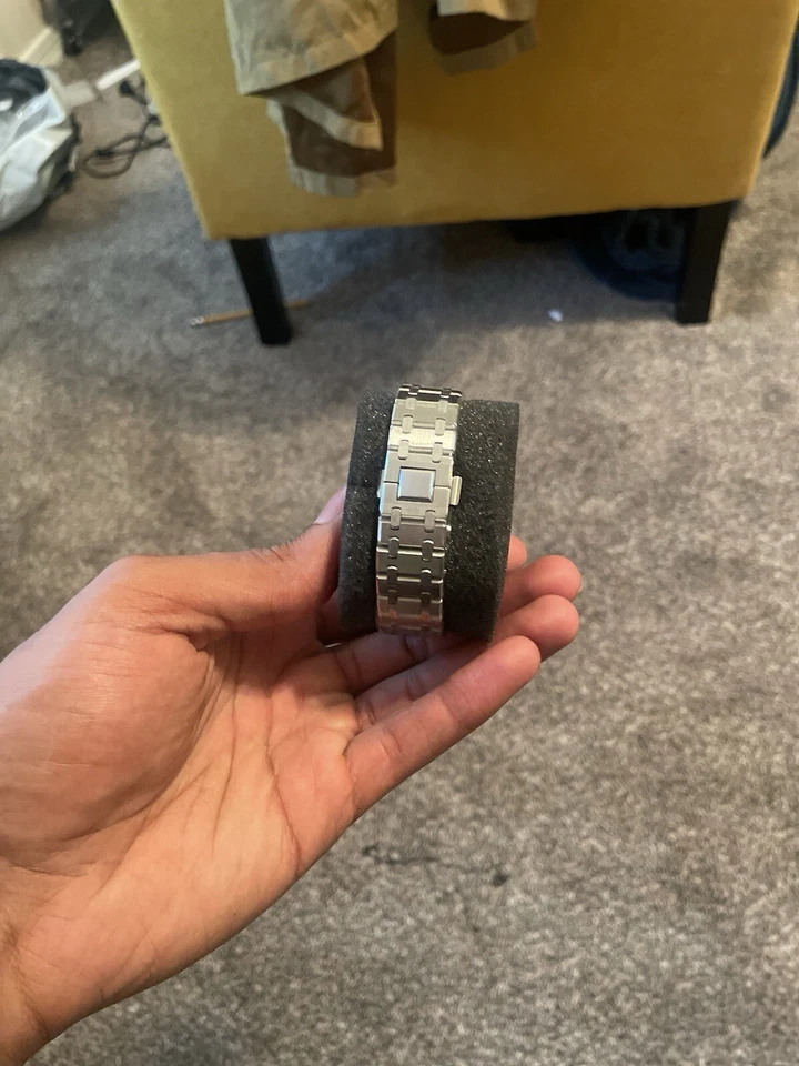 Reloj Personalizado G-Shock GA-2100 Casioak Estilo AP Plateado - Brilla en la Oscuridad Manecillas Foto 2 de 4